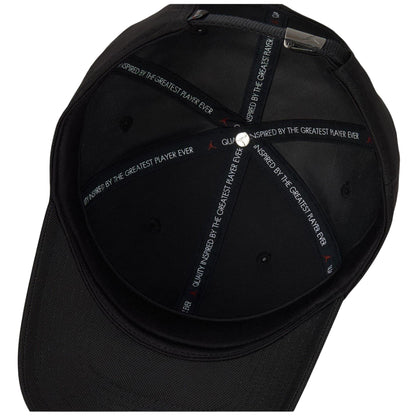 Black - Lifestyle - Nike Air Jordan Rise Metal Logo Woven Baseball Cap