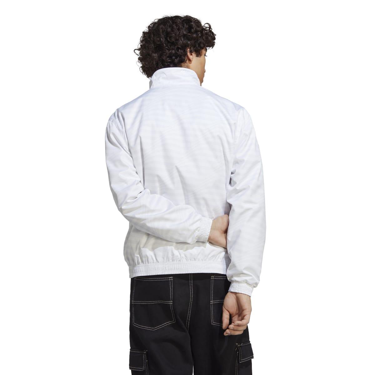 White - Back - Adidas Mens Real Madrid 2022-23 Reversible Anthem Jacket