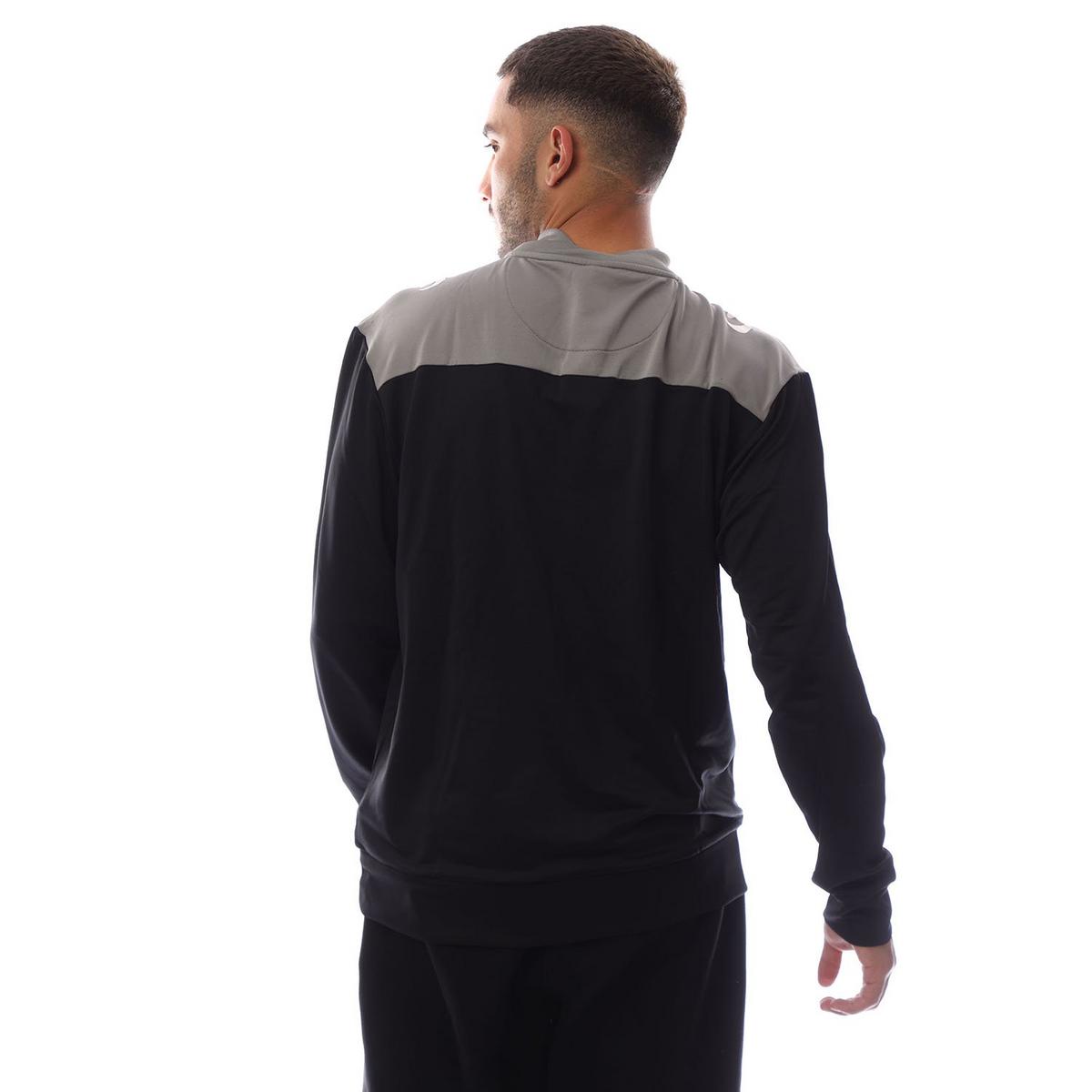Black-Charcoal - Back - Sondico Mens Long-Sleeved Sweatshirt