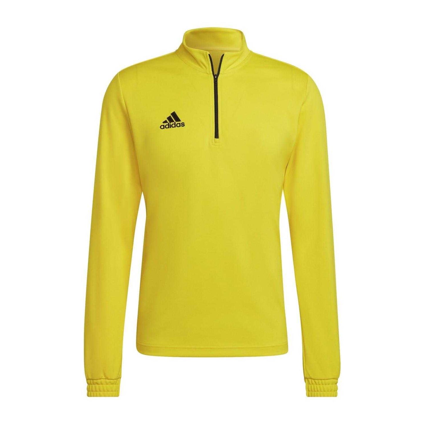 Yellow-Black - Front - Adidas Unisex Adult Long-Sleeved Sweatshirt