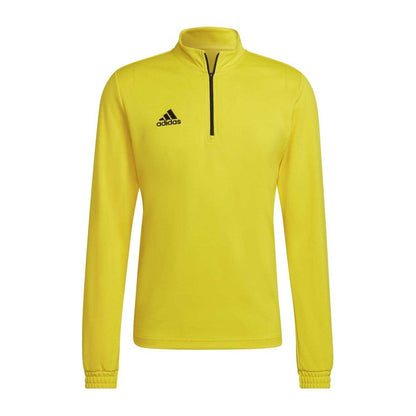 Yellow-Black - Front - Adidas Unisex Adult Long-Sleeved Sweatshirt