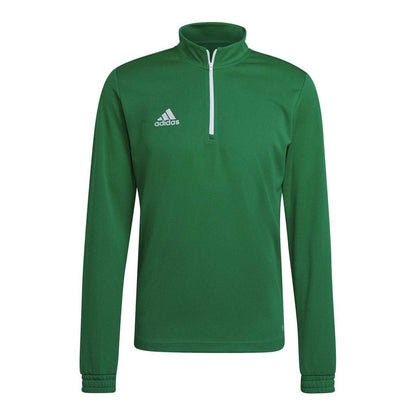 Green-White - Front - Adidas Unisex Adult Long-Sleeved Sweatshirt