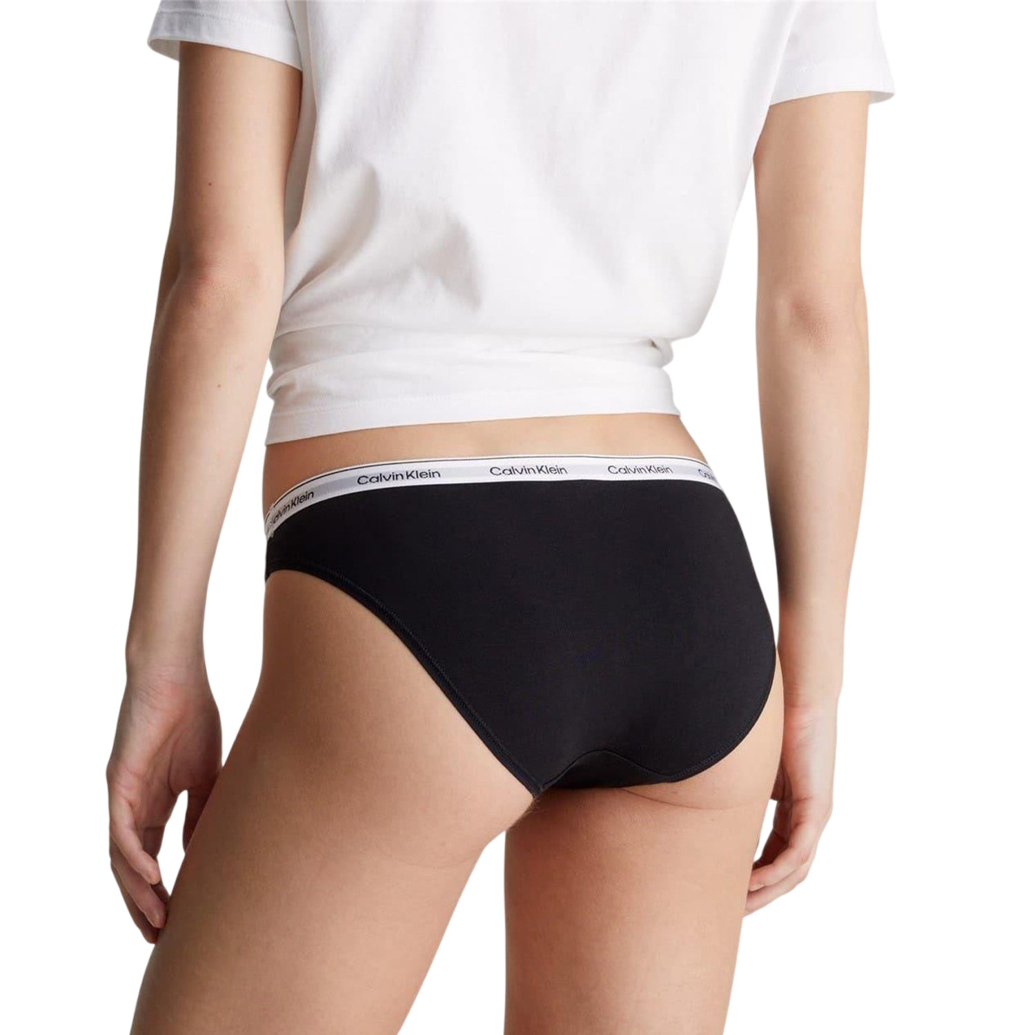 Black - Back - Calvin Klein Womens-Ladies Carousel Briefs (Pack of 3)