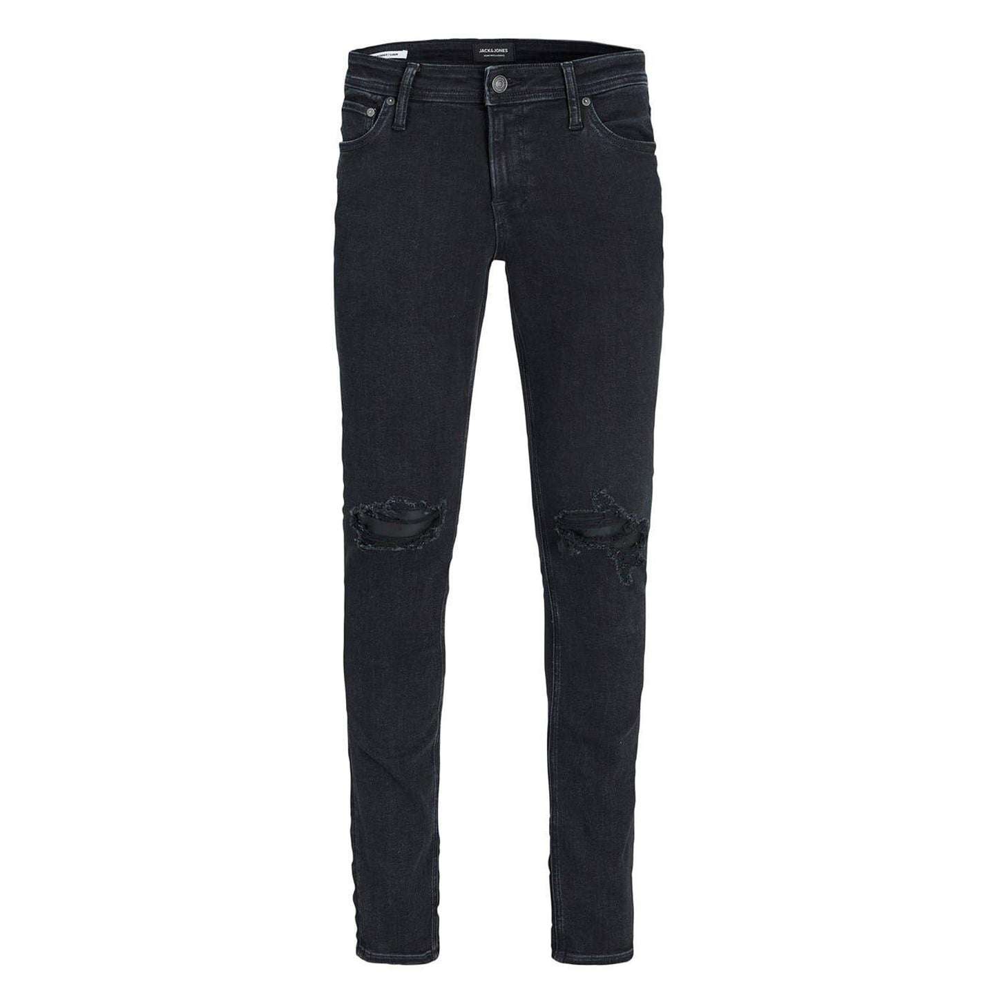 Black Denim - Front - Jack And Jones Mens Liam Denim Jeans