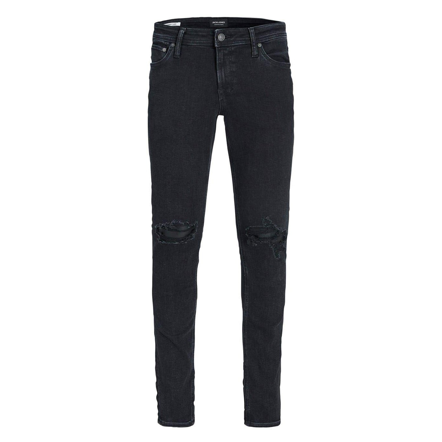 Black Denim - Front - Jack And Jones Mens Liam Denim Jeans