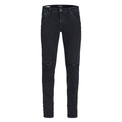 Black Denim - Front - Jack And Jones Mens Liam Denim Jeans