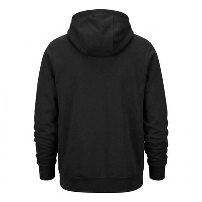 Black-White - Back - Nike Mens Club Fleece Pullover Hoodie
