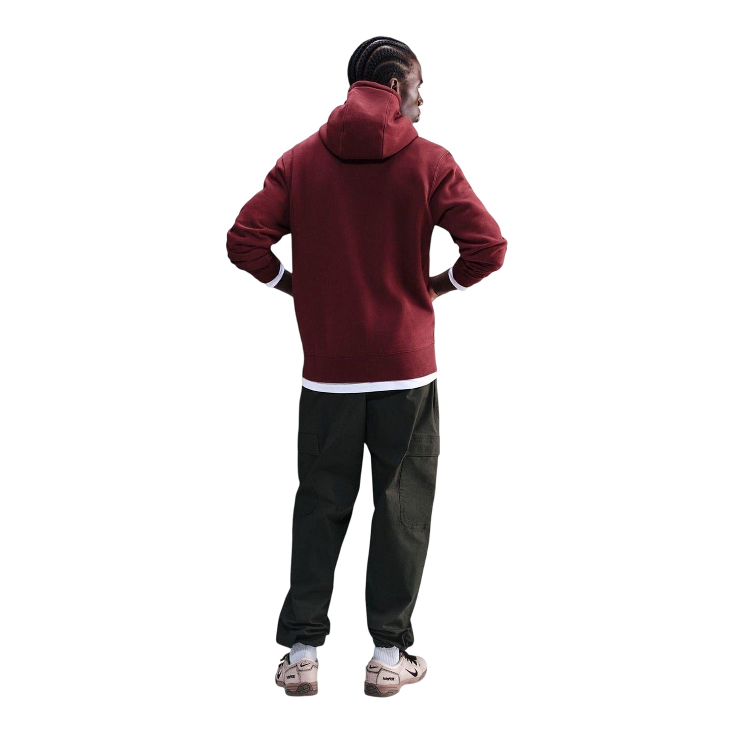 Team Red - Lifestyle - Nike Mens Club Fleece Pullover Hoodie