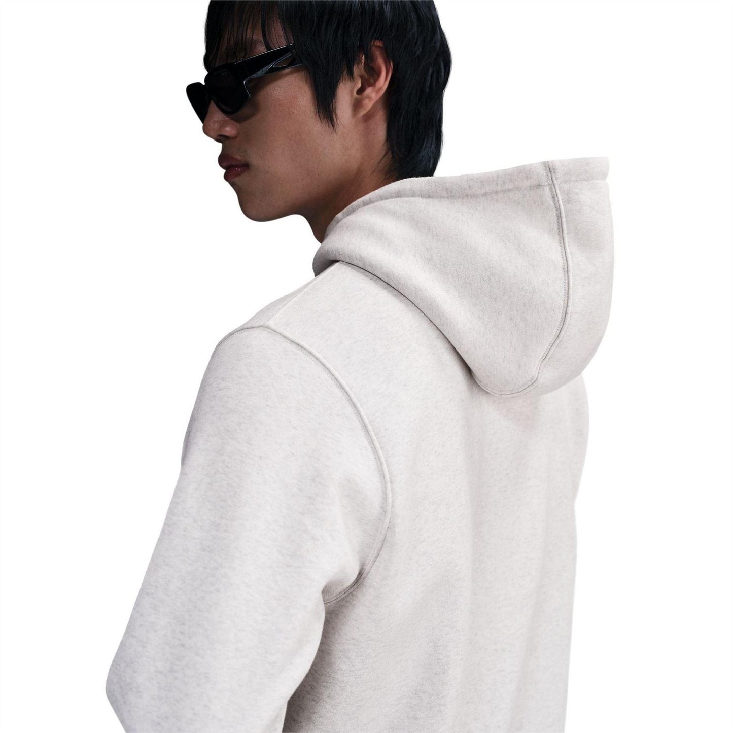 Birch - Close up - Nike Mens Club Fleece Pullover Hoodie