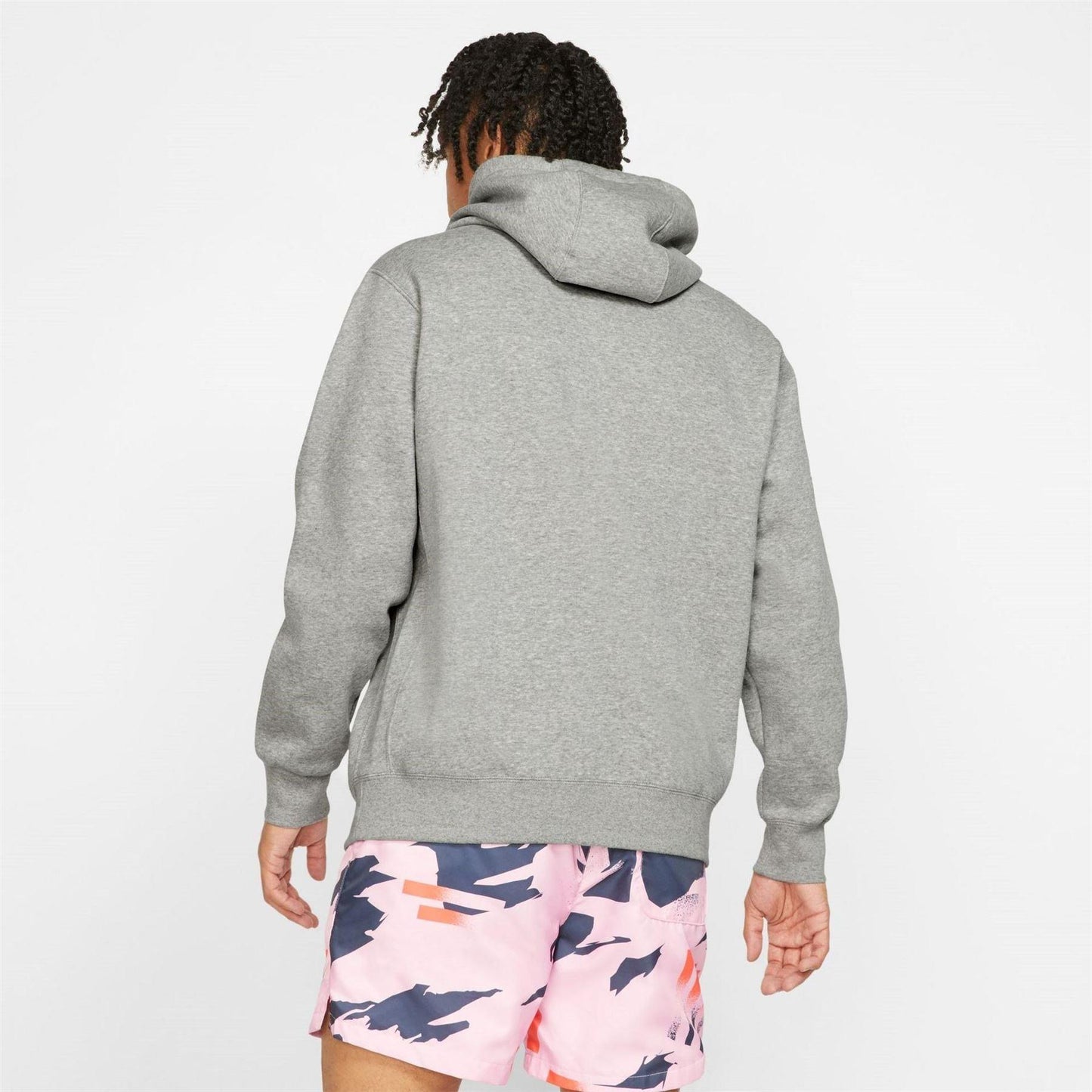 Grey - Lifestyle - Nike Mens Club Fleece Pullover Hoodie
