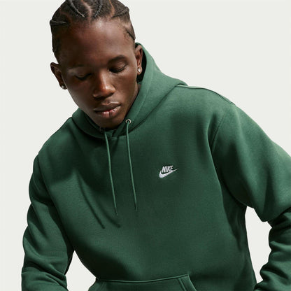 Forest Green - Lifestyle - Nike Mens Club Fleece Pullover Hoodie
