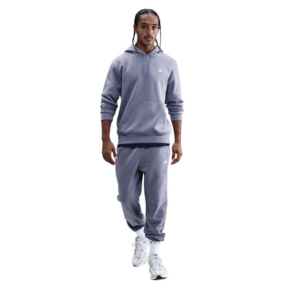 Ghost-White - Pack Shot - Nike Mens Club Fleece Pullover Hoodie