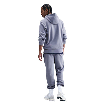 Ghost-White - Close up - Nike Mens Club Fleece Pullover Hoodie