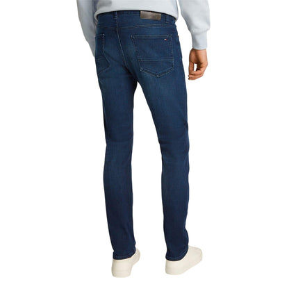 Deep Blue - Back - Tommy Hilfiger Mens Bleecker Denim Jeans