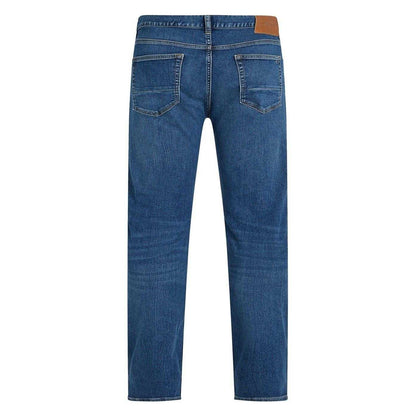 Mid Blue - Back - Tommy Hilfiger Mens Bleecker Denim Jeans
