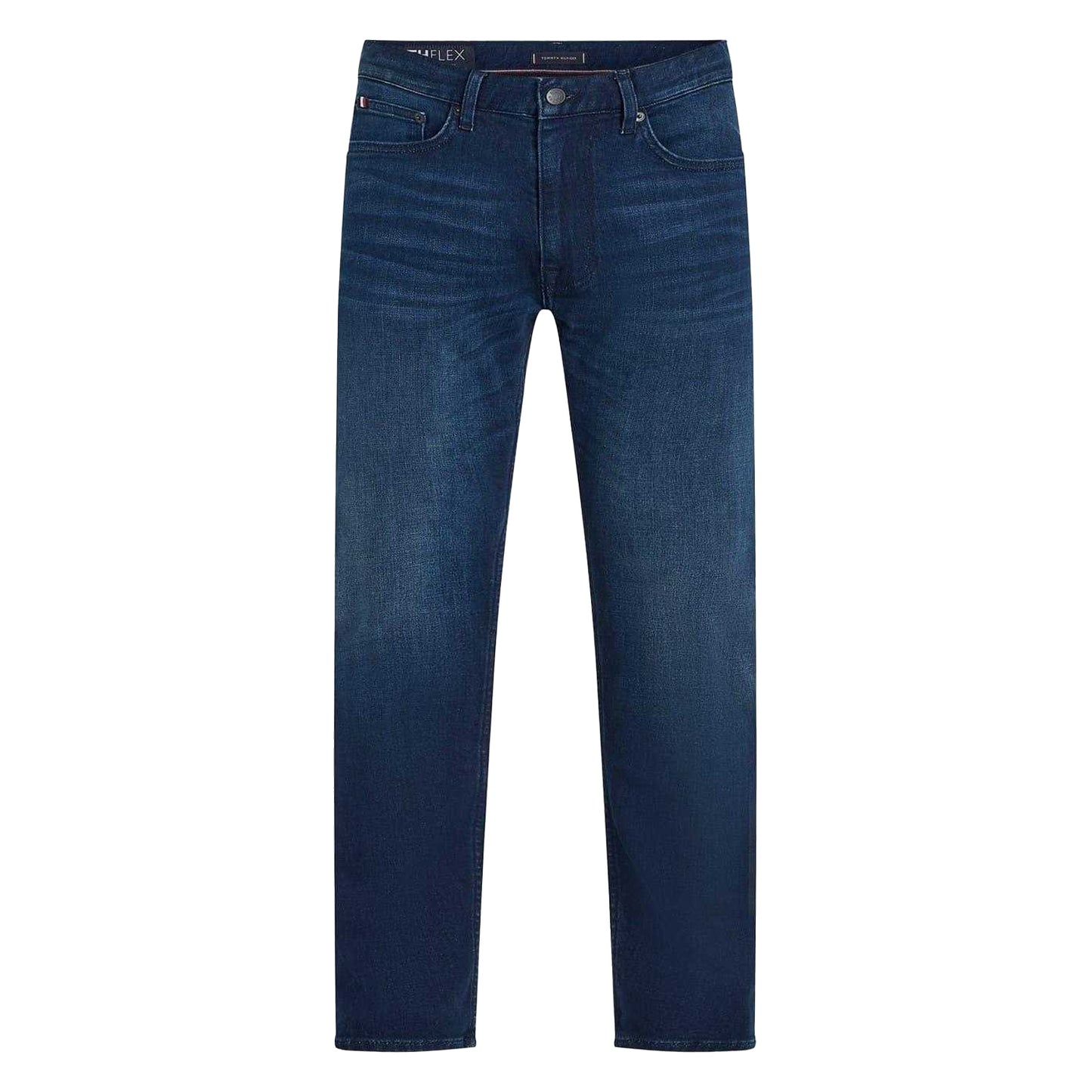 Deep Blue - Front - Tommy Hilfiger Mens Bleecker Denim Jeans