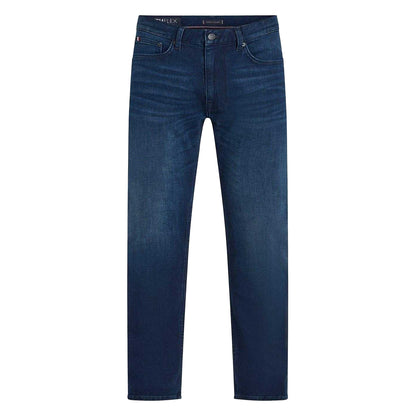 Deep Blue - Front - Tommy Hilfiger Mens Bleecker Denim Jeans