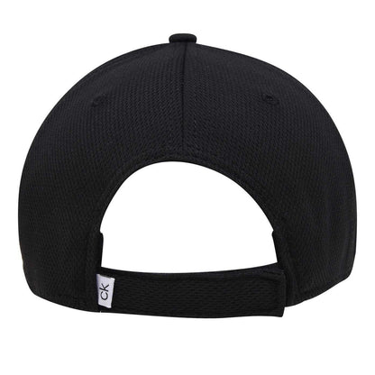 Black - Back - Calvin Klein Mens Breeze Logo Golf Cap