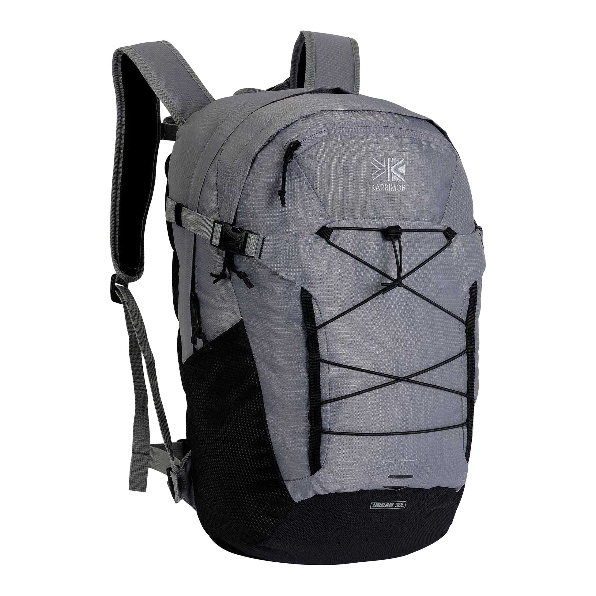 Grey - Side - Karrimor Logo 30L Backpack