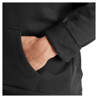 Black - Lifestyle - Adidas Mens Cotton Blend Pullover Hoodie