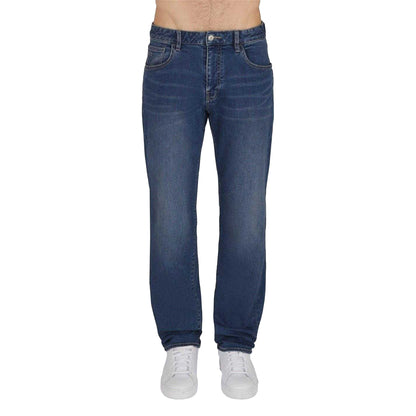 Mid Wash - Side - Tommy Hilfiger Mens Denim Slim Jeans