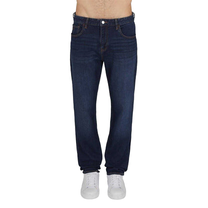 Dark Wash - Side - Armani Exchange Mens Denim Slim Jeans