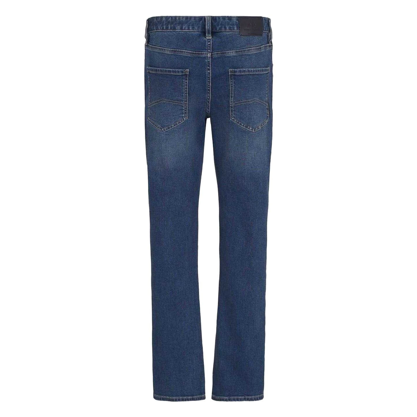 Mid Wash - Back - Armani Exchange Mens Denim Slim Jeans