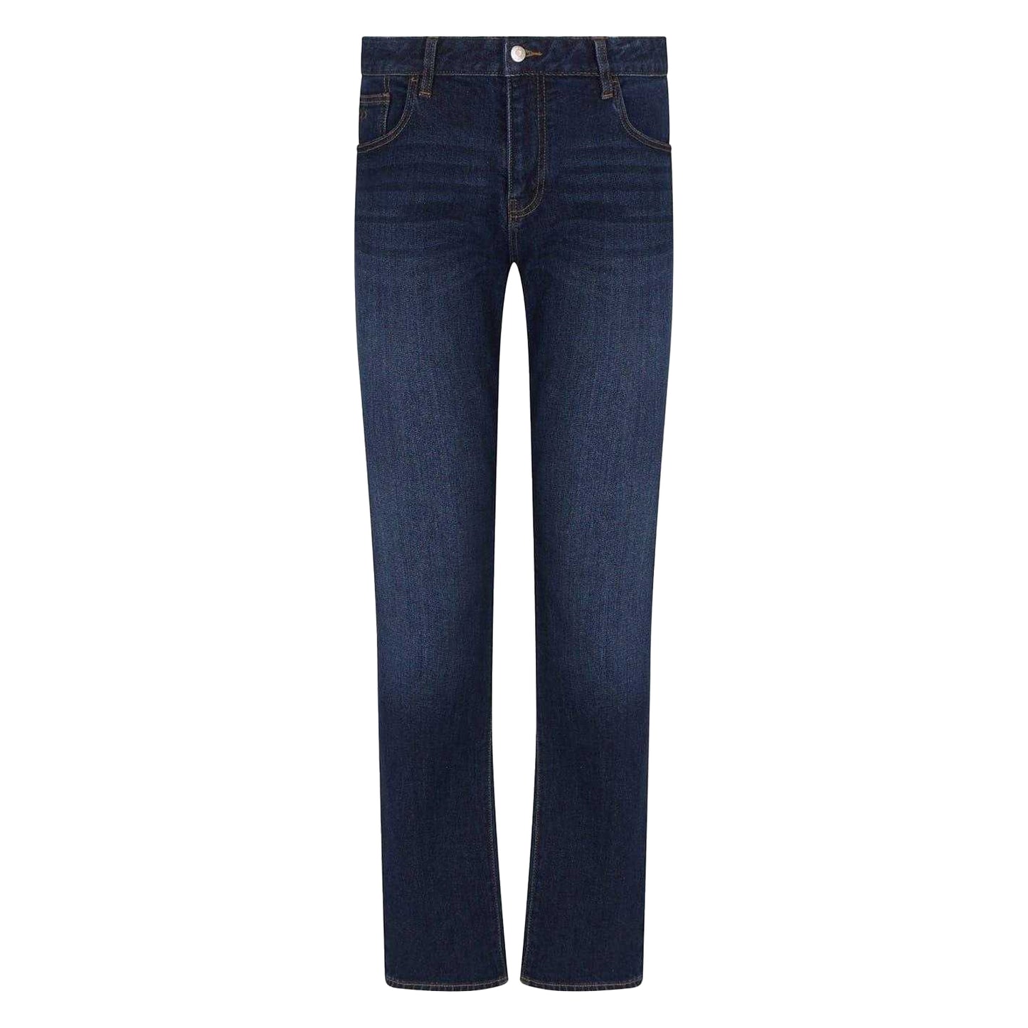 Dark Wash - Front - Armani Exchange Mens Denim Slim Jeans