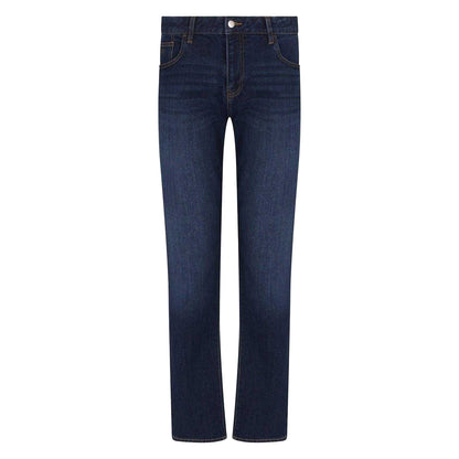 Dark Wash - Front - Armani Exchange Mens Denim Slim Jeans