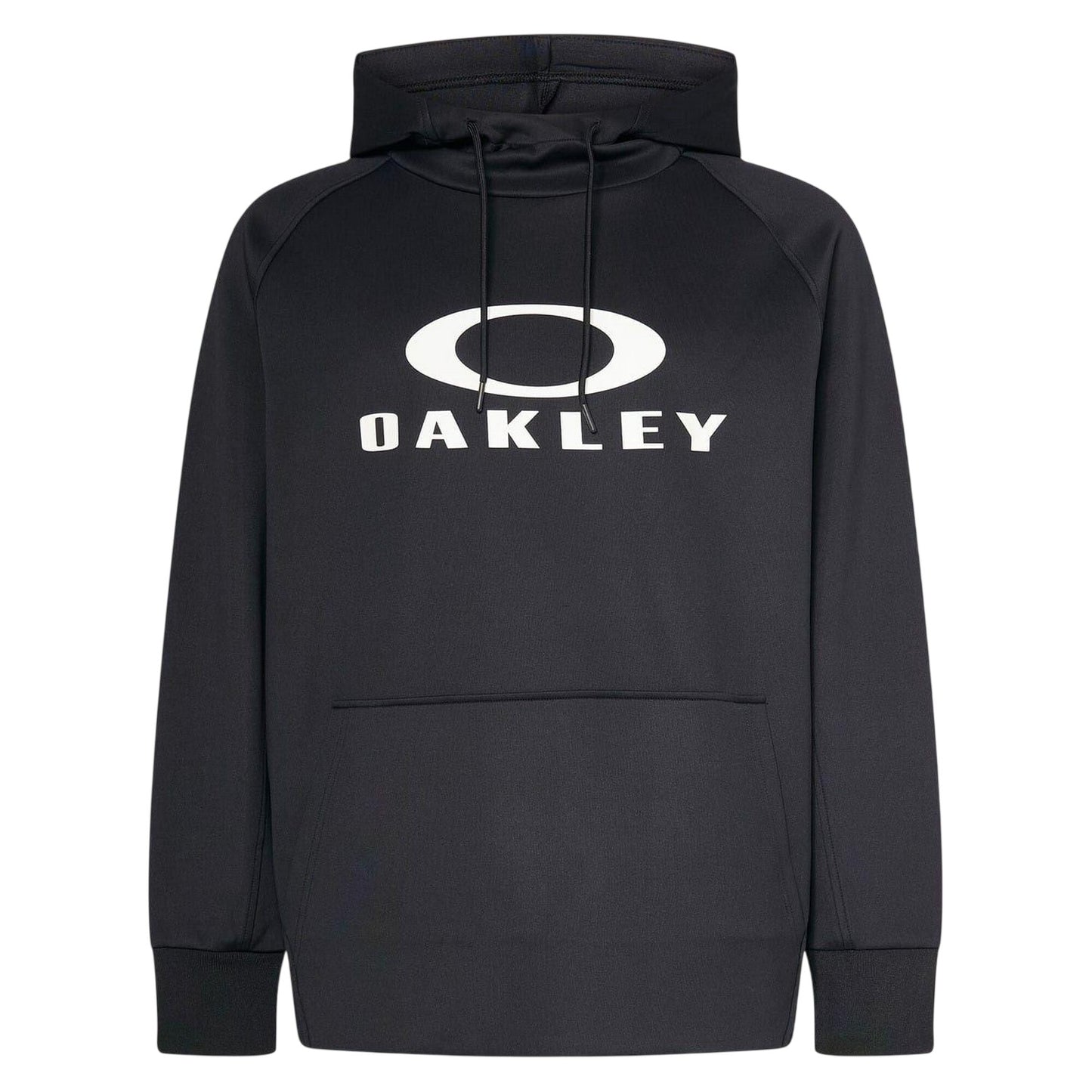 Black - Front - Oakley Mens Bold Logo Raglan Hoodie
