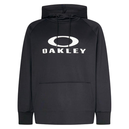 Black - Front - Oakley Mens Bold Logo Raglan Hoodie