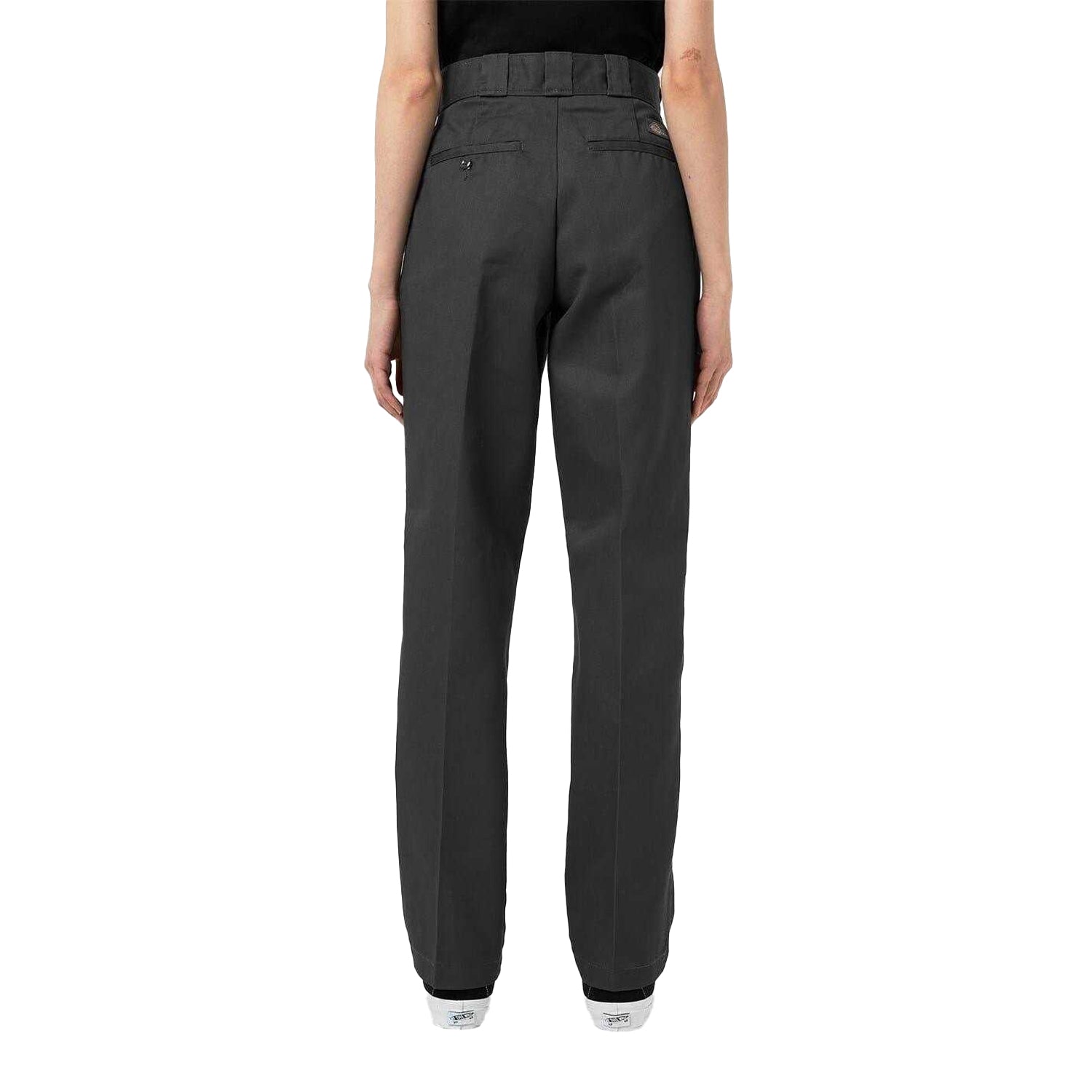 Charcoal Grey - Back - Dickies Womens-Ladies Work Trousers