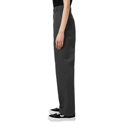 Charcoal Grey - Side - Dickies Womens-Ladies Work Trousers