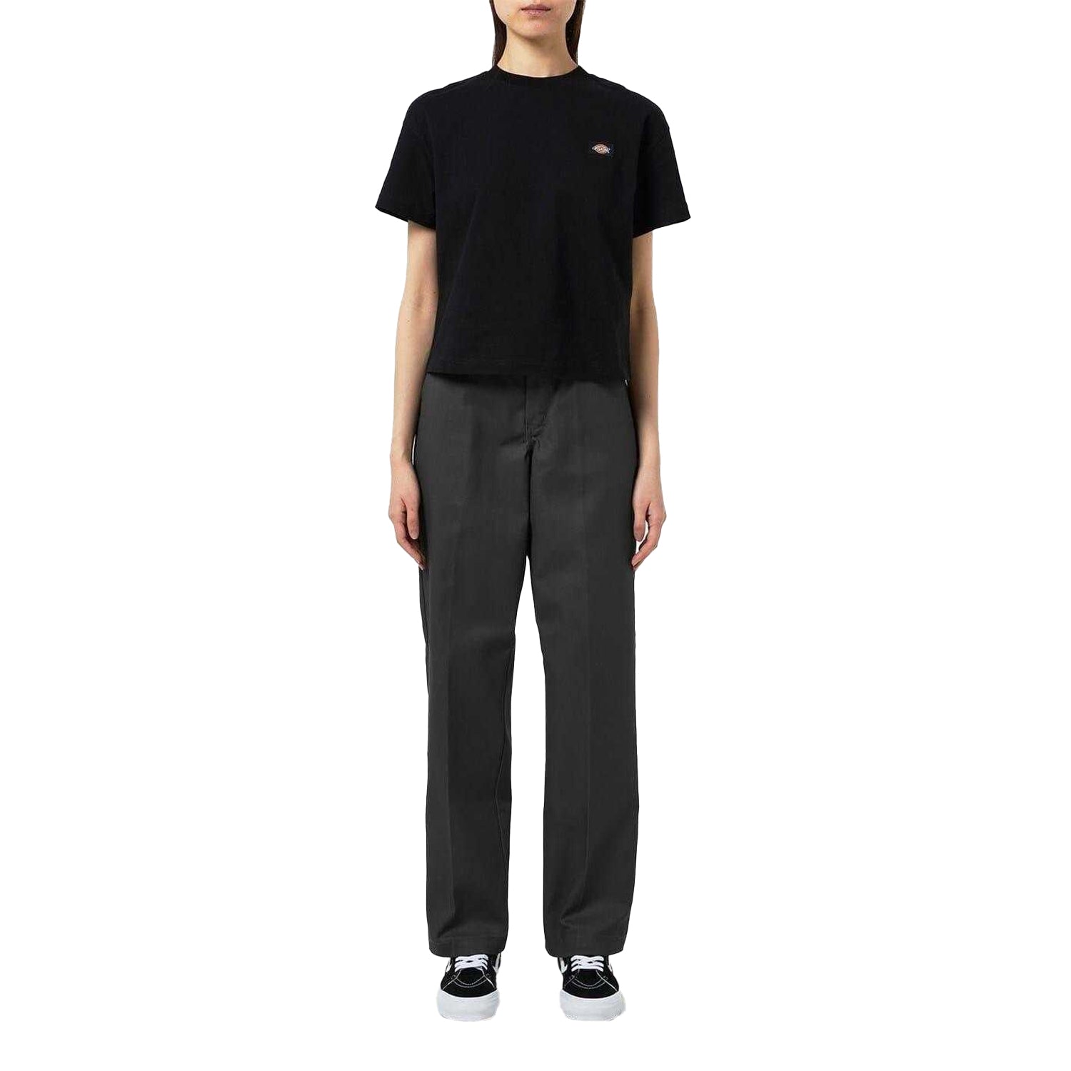 Charcoal Grey - Lifestyle - Dickies Womens-Ladies Work Trousers