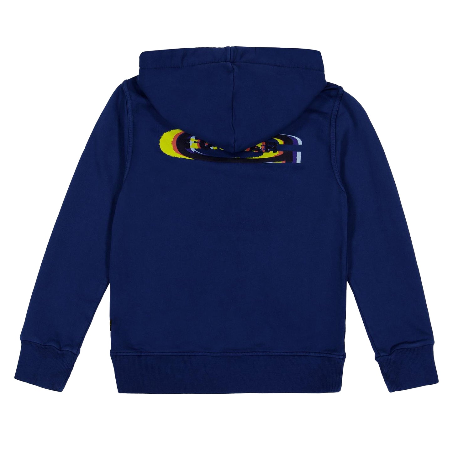 Deep Blue - Back - G-Star Childrens-Kids Regular Long-Sleeved Hoodie