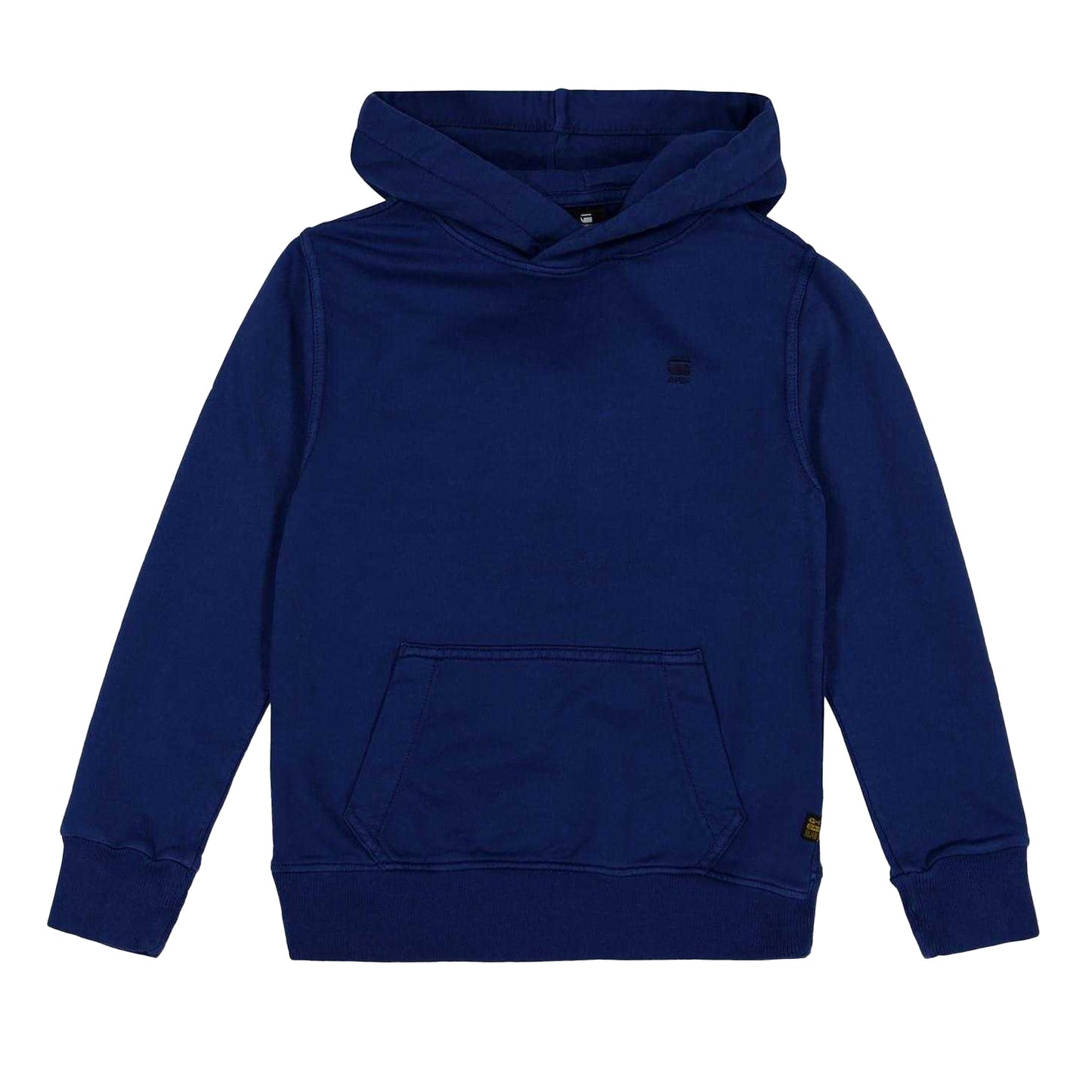 Deep Blue - Front - G-Star Childrens-Kids Regular Long-Sleeved Hoodie