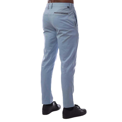 Light Blue - Back - Farah Mens Jonah Slim Golf Trousers