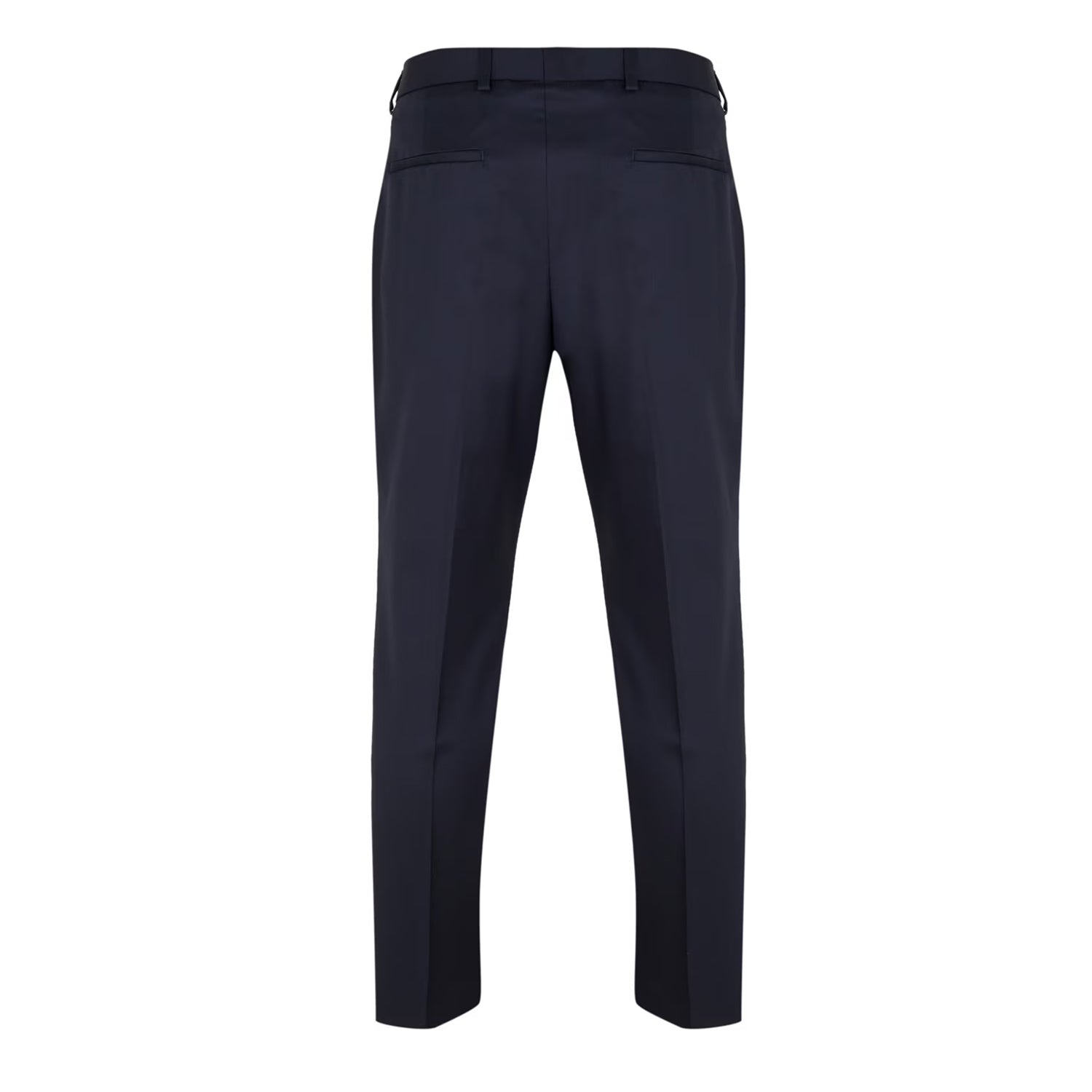 Dark Blue - Back - Boss Mens Straight Trousers