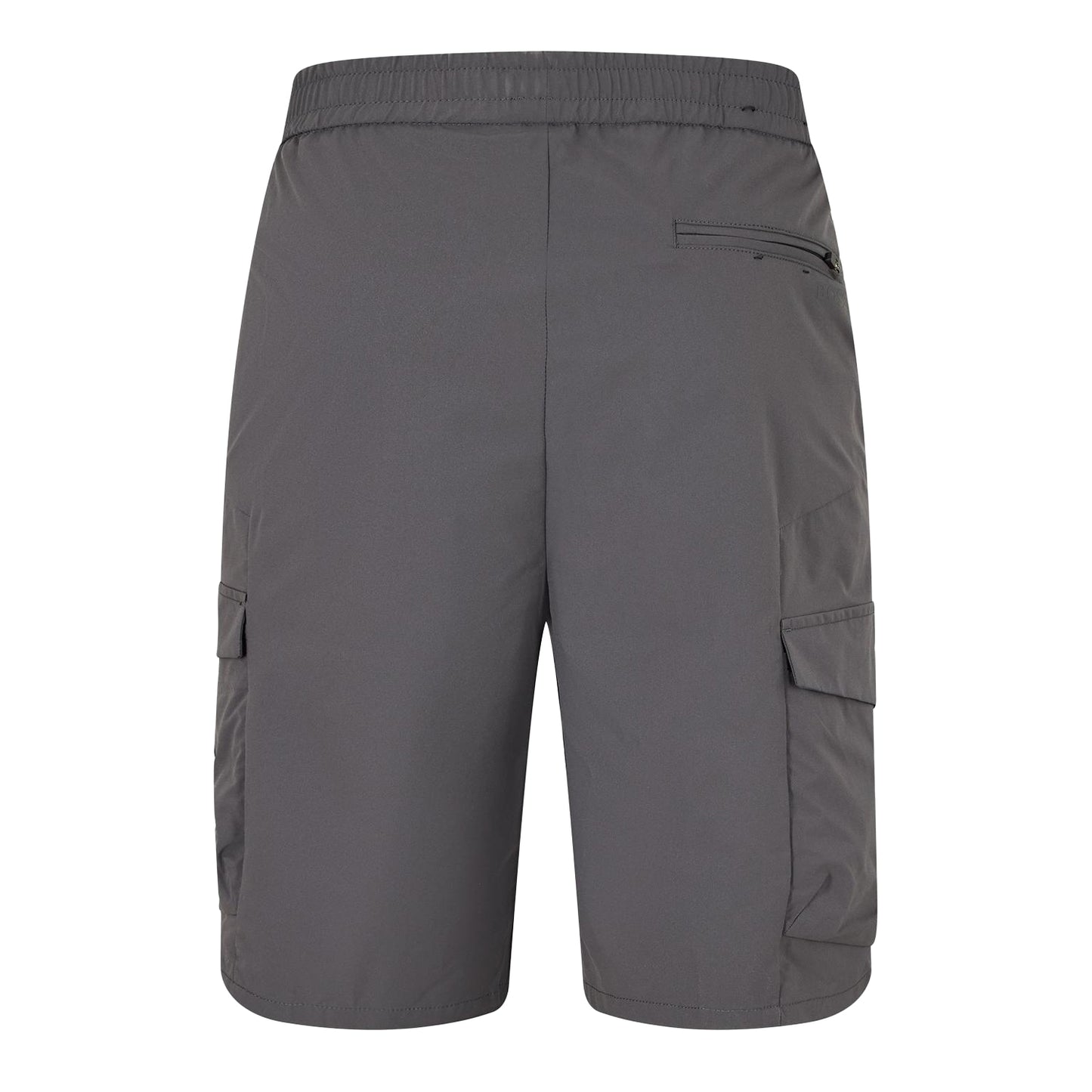 Dark Grey - Back - Boss Mens Urbanex Cargo Shorts