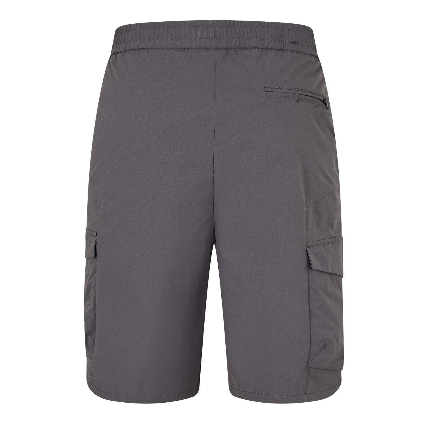 Dark Grey - Back - Boss Mens Urbanex Cargo Shorts