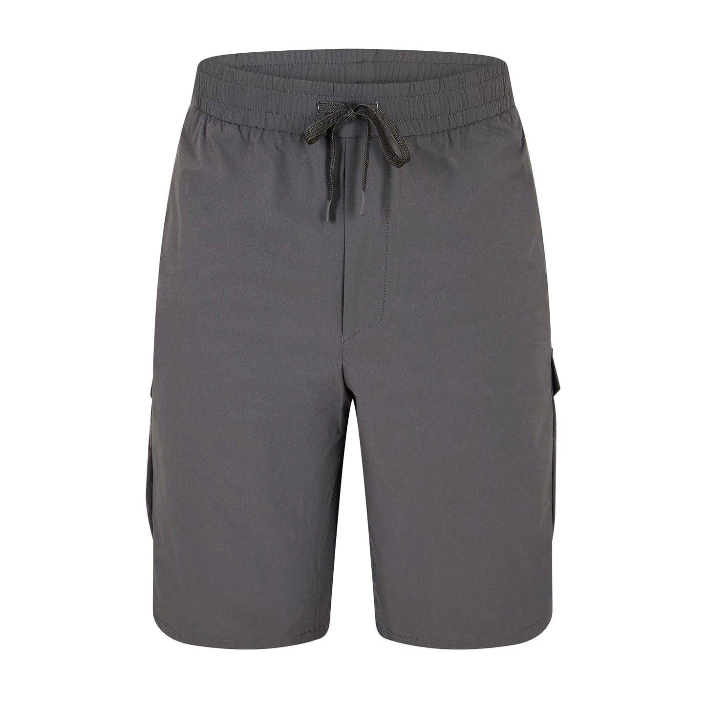 Dark Grey - Front - Boss Mens Urbanex Cargo Shorts