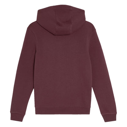 Burgundy - Back - Lyle & Scott Childrens-Kids Drawstring Hoodie