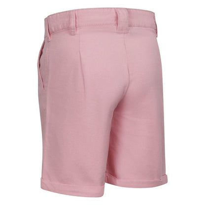 Pale Pink - Back - Trespass Girls Hun Chino Shorts