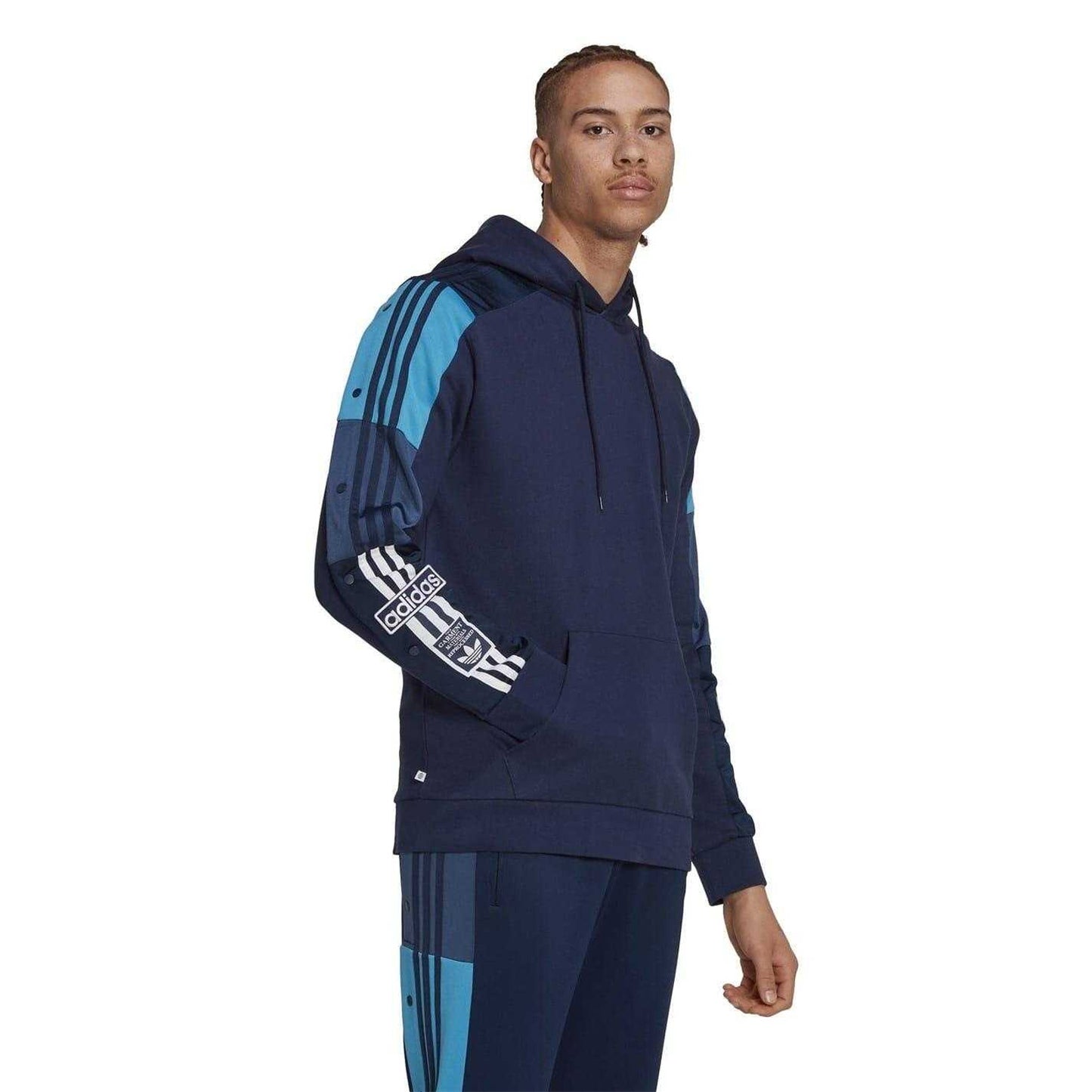 Blue - Lifestyle - Adidas Mens Regular Raglan Hoodie