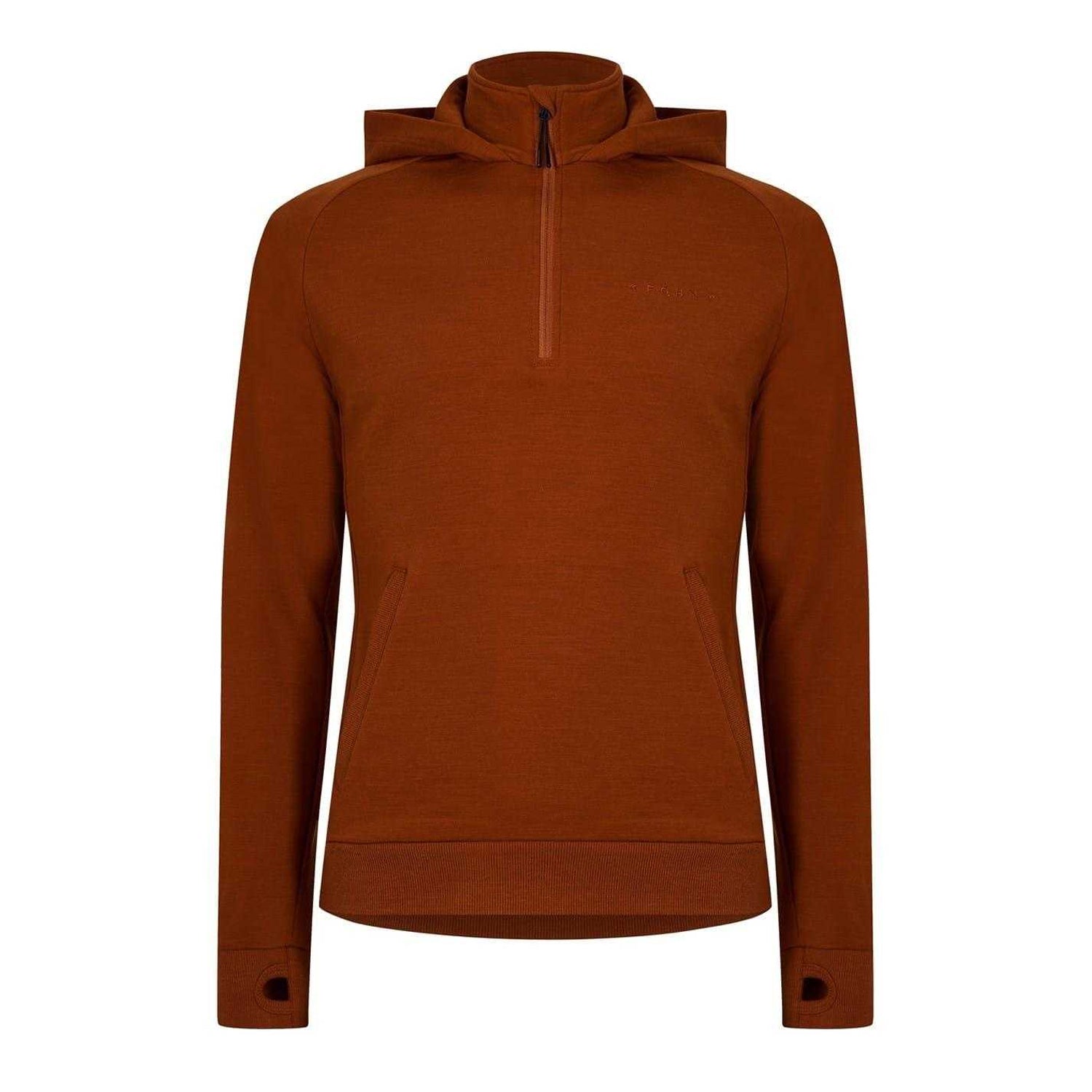 Umber - Front - Fohn Mens Regular Hoodie