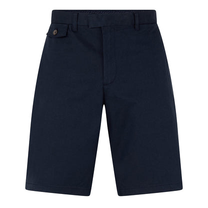 Navy - Front - Ted Baker Mens Alscot Cotton Blend Chino Shorts