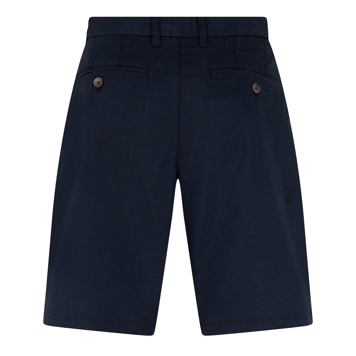 Navy - Back - Ted Baker Mens Alscot Cotton Blend Chino Shorts