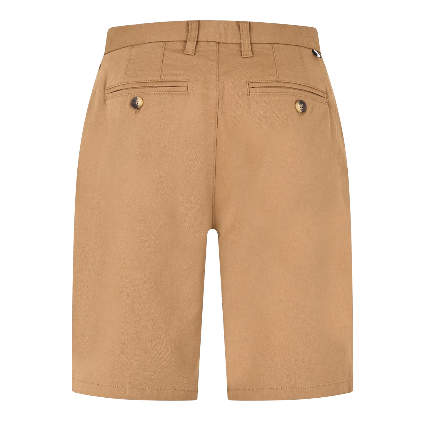 Tan - Back - Ted Baker Mens Alscot Cotton Blend Chino Shorts