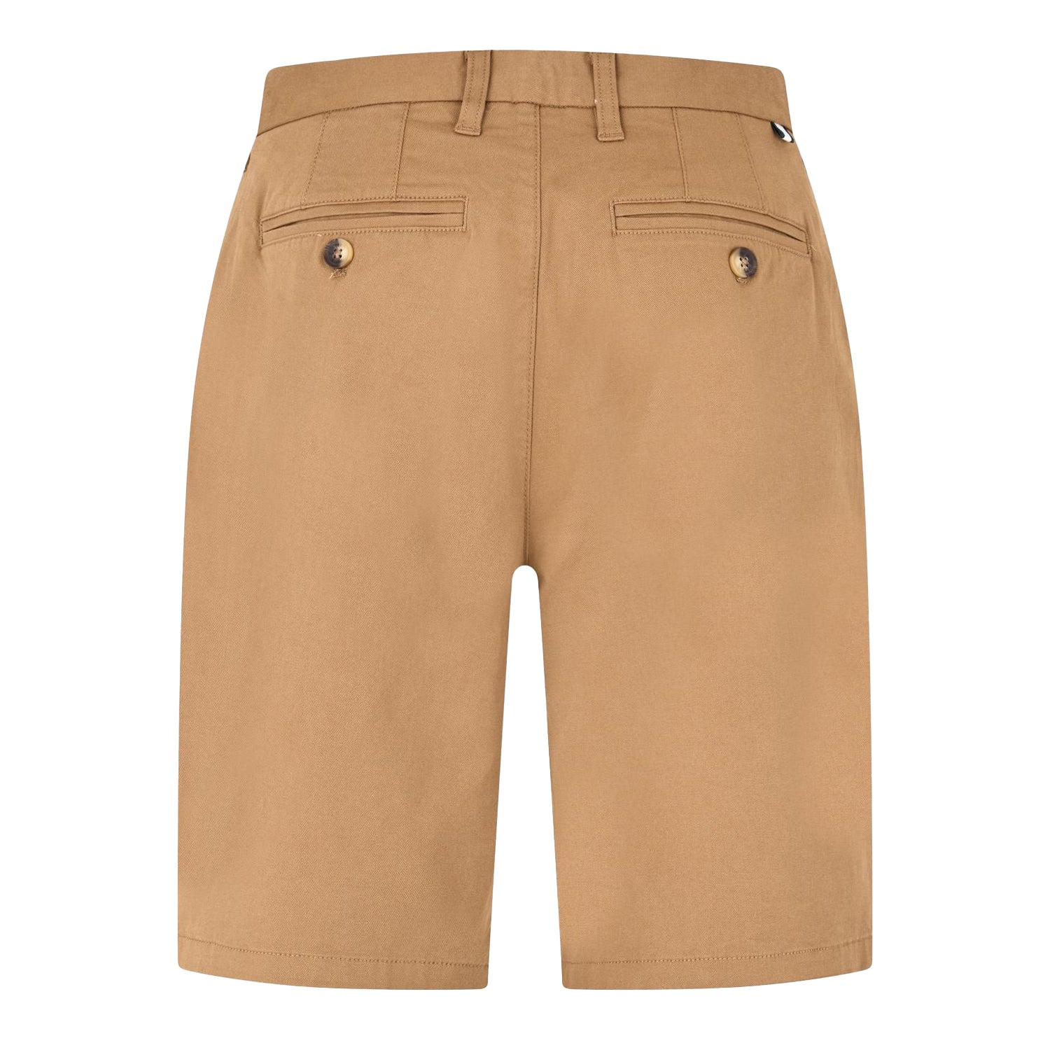 Tan - Back - Ted Baker Mens Alscot Cotton Blend Chino Shorts