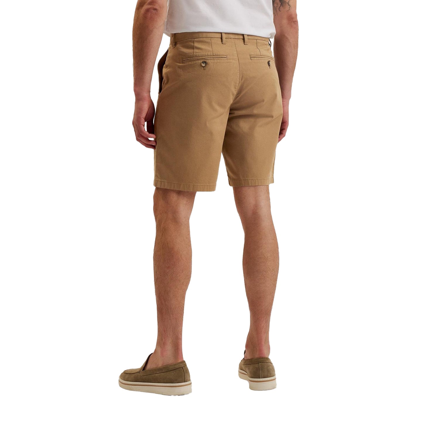 Tan - Lifestyle - Ted Baker Mens Alscot Cotton Blend Chino Shorts